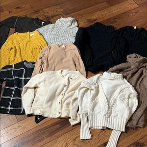 Lot of 10 Free People, Anthropologie, Madewell,MLM
